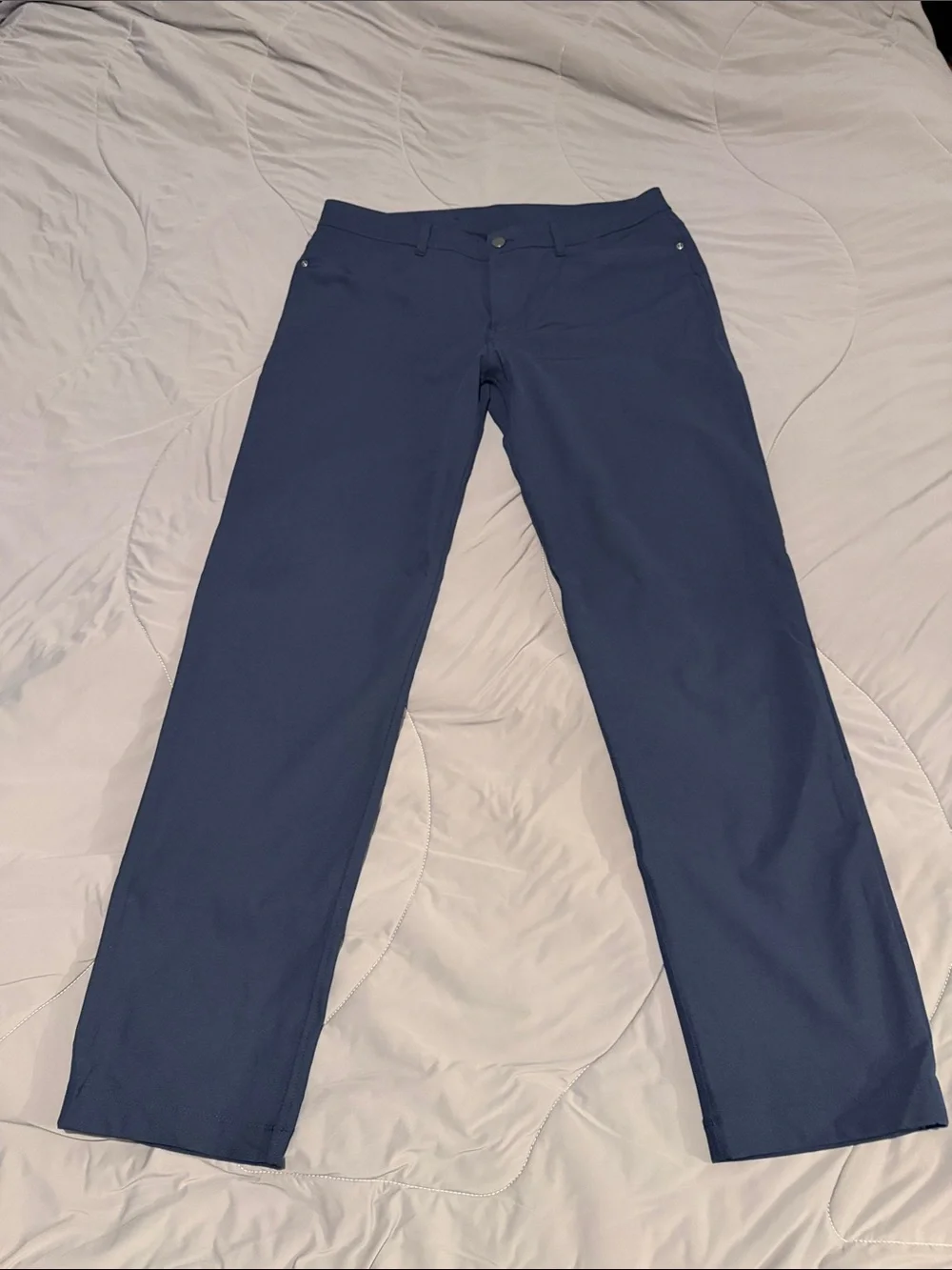 Lululemon Men's True Navy ABC Classic Fit 5 Pocket Pants Warpstreme